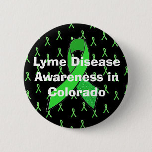 Borreliose-Bewusstsein in Colorado Button