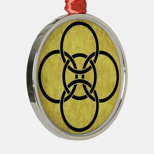 Borromäische Kreuzritte Ornament Aus Metall (Rechts)