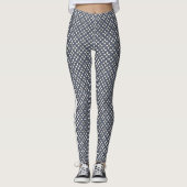 Borromäische Ringe - Blau Lila und Grau MIT TEXT Leggings (Vorderseite)