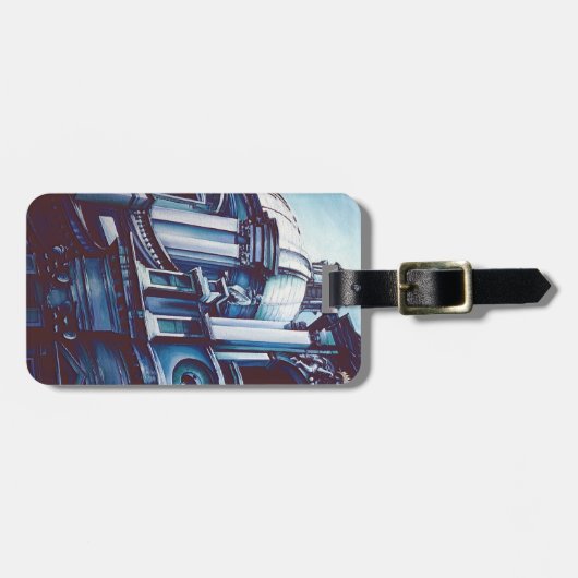 Borromini-Fassade Gepäckanhänger (Vorderseite horizontal)