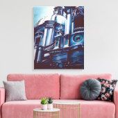 Borromini-Fassade Leinwanddruck (Insitu (Wohnzimmer))