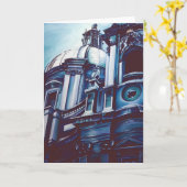 Borromini's Facade Grußkarte Karte (Gelbe Blume)