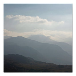 Borrowdale aus Wallacrag Keswick Lake District Fotodruck