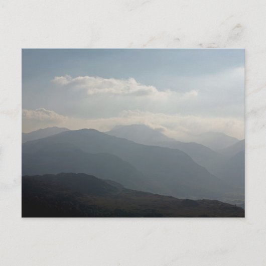 Borrowdale Keswick Lake District England Postkarte (Vorderseite)