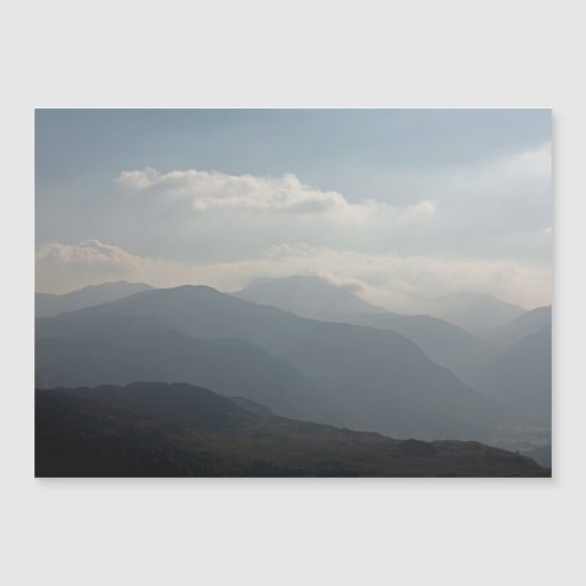 Borrowdale - Lake District - England Magnetkarte (Vorderseite)