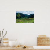 Borrowdale von High Doat, Cumbria an der Cornish Poster (Küche)