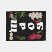 Borsch - Funny Ukraine Food Shirt Ukrainian Vyshyv Fleecedecke (Vorderseite (Horizontal))