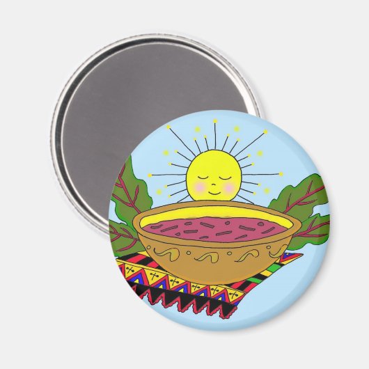 Borsch-Power Magnet (Vorderseite/Rückseite)