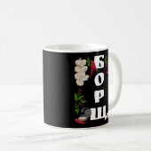 Borsch Ukraine Food Ukrainischer Vyshyvanka Stil Kaffeetasse (VorderseiteRechts)