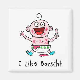 Borscht-Baby-Magnet Magnet