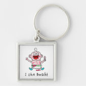 Borscht Baby Schlüsselanhänger (Vorne)