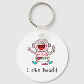 Borscht Baby Schlüsselanhänger (Vorderseite)