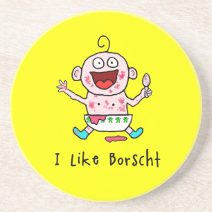 Borscht Baby Untersetzer