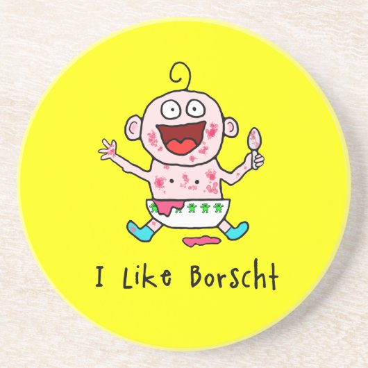Borscht Baby Untersetzer (Vorne)