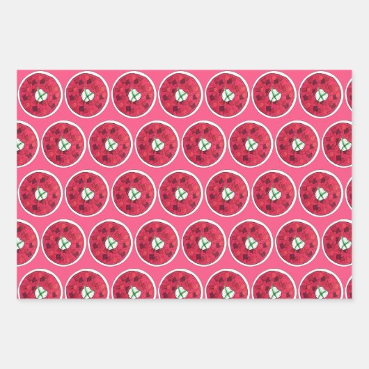 Borscht Eastern European Red Beet Beet Soup Geschenkpapier Set (Vorderseite 3)