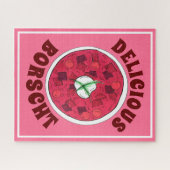 Borscht Eastern European Red Beet Beet Soup Puzzle (Horizontal)