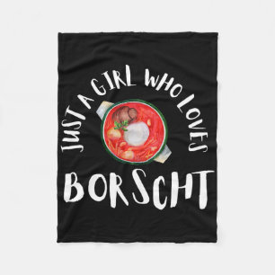 Borschtsch Rote Beete Ukrainischer Borschtsch 1 Fleecedecke