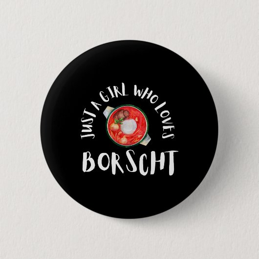 Borschtsch Rote-Bete Ukrainischer Borschtsch 1 Button (Vorderseite)