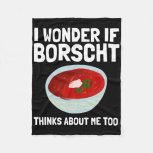 Borschtsch Rote-Bete Ukrainischer Borschtsch 2 Fleecedecke