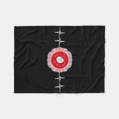 Borschtsch Rote-Bete Ukrainischer Borschtsch 4 Fleecedecke (Vorderseite (Horizontal))