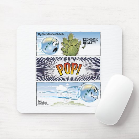 Börse-Blase Mousepad (Mit Mouse)