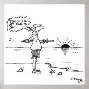 Börse-Cartoon 4013 Poster