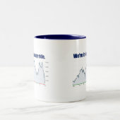 BÖRSE-DIAGRAMM-HOLPERIGE FAHRT ZWEIFARBIGE TASSE (Mittel)
