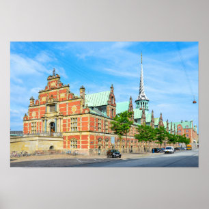 Börse Gebäude, Kopenhagen, Dänemark Poster