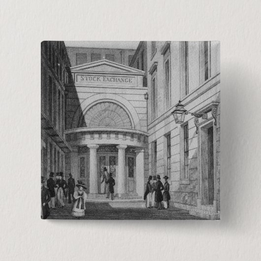 Börse, London, 'vom Großstadtbewohner Button (Vorderseite)