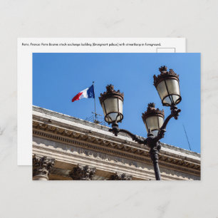 Börse Paris Bourse - Frankreich Postkarte