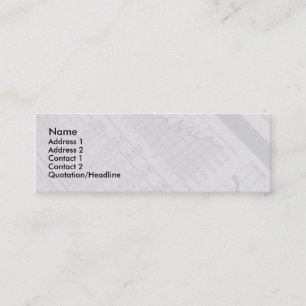 Börse-Visitenkarte Mini Visitenkarte