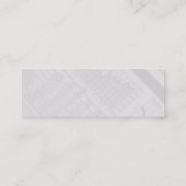 Börse-Visitenkarte Mini Visitenkarte (Rückseite)