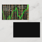 Börse-Visitenkarte Visitenkarte (Vorne/Hinten)