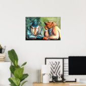 Börse von Portia St. Luke Poster (Heimbüro)