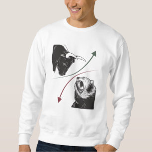 Börsenaktien Börsenkurse als Bärenpreise Sweatshirt