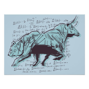 Börsenanalyse Fotodruck