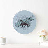 Börsenanalyse Große Wanduhr (Zuhause)