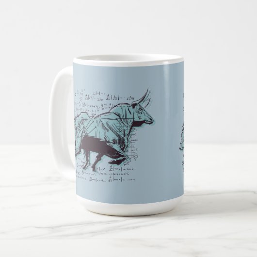 Börsenanalyse Kaffeetasse (Vorderseite Links)