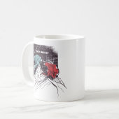 Börsenbörse: Bull gegen Bear Trading Kaffeetasse (Vorderseite Links)