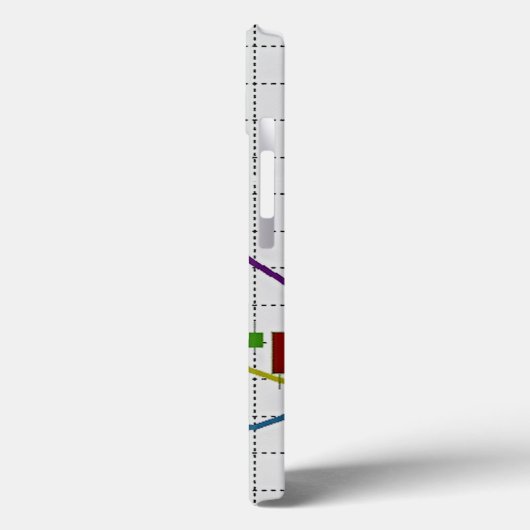 Börsendiagramm für Candlestick Case-Mate iPhone Hülle (Rückseite / Links)