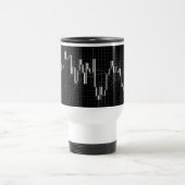 Börsendiagramm für Candlestick Reisebecher (Mittel)