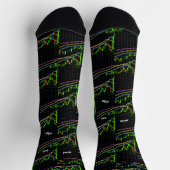 Börsendiagramm für Candlestick Socken (Oben)