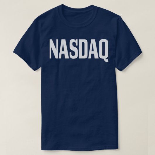 Börsenhandel der Nasdaq T-Shirt (Design vorne)