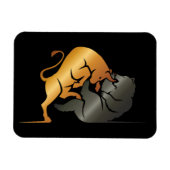 Börsenhandel für Bull- und Bärenmärkte Magnet (Horizontal)