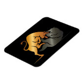 Börsenhandel für Bull- und Bärenmärkte Magnet (Linke Seite)