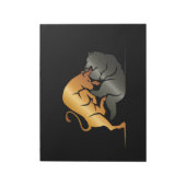 Börsenhandel für Bull- und Bärenmärkte Notizblock (Rotiert)