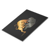 Börsenhandel für Bull- und Bärenmärkte Notizblock (angewinkelt)