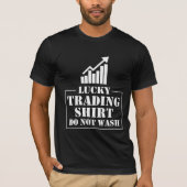 Börsenhändler am Lucky Stock Trading T-Shirt (Vorderseite)