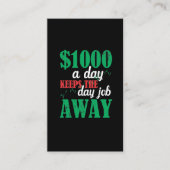 Börsenhändler Börsenhändler Joke Visitenkarte (Vorderseite)