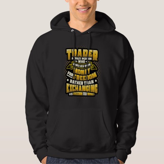 Börsenhändler-Definition Hoodie (Vorderseite)